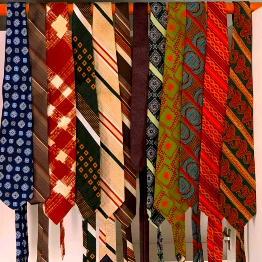 french hand woven ties